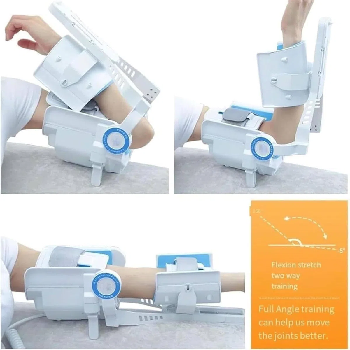 Gelenk-Ellenbogenbandage-Armtrainer Elektrisches Ellenbogengelenk-Rehabilitationsgerät Armtrainer mit Scharnier für die Ellenbogenorthese für Hemiplegie, Apoplexie, Weichteil