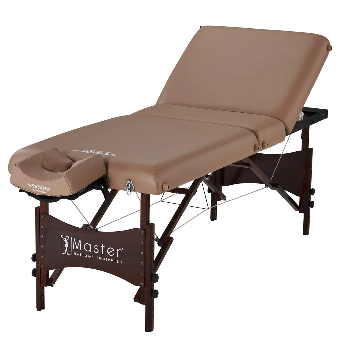 Master Massage 71cm Deauville Pro Tragbarer Salontisch Massageliege mit Rückenbewegung in Otter