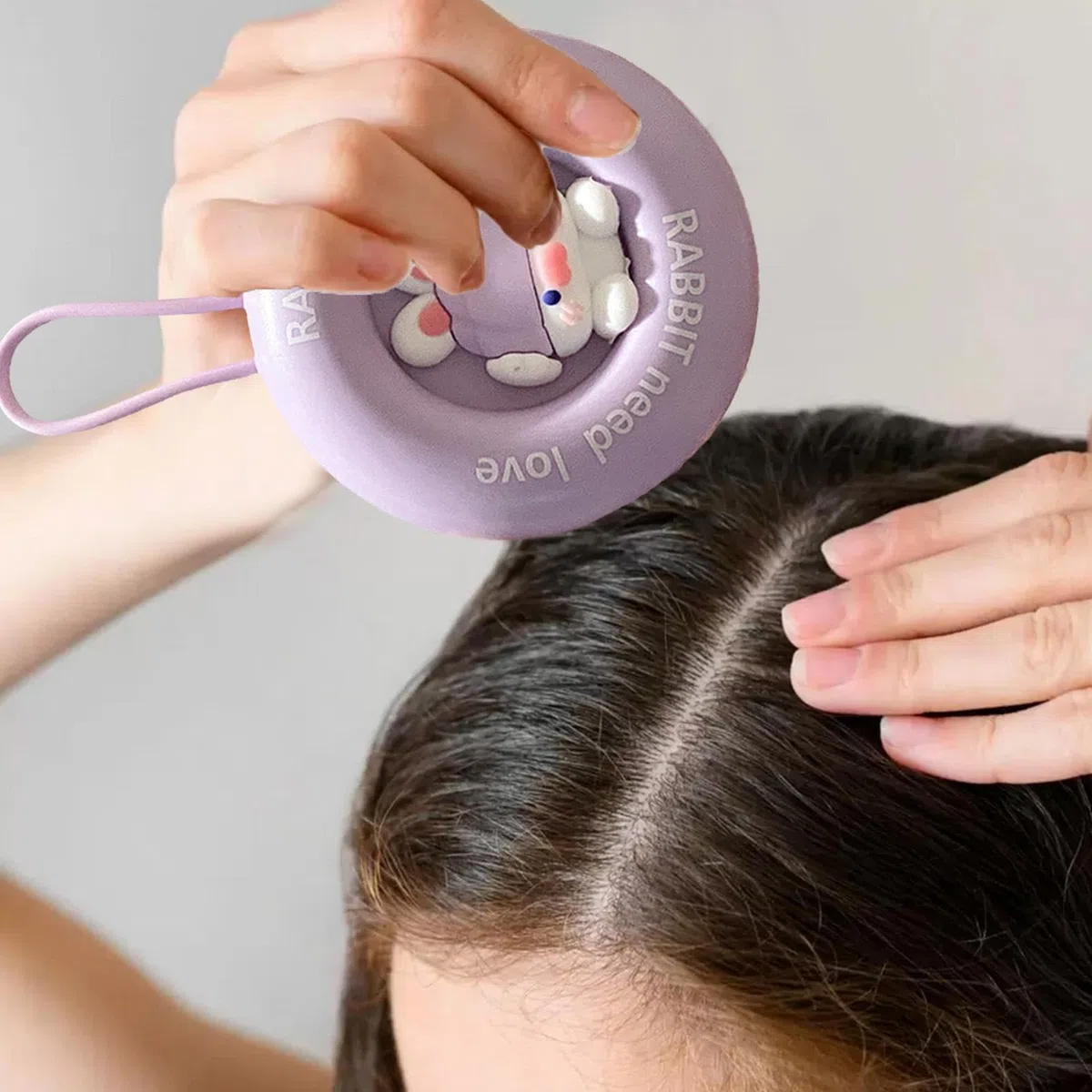 Kopfhautmassagegerät, Kopfhautwäscher Entzückende Kopfhautbürste mit