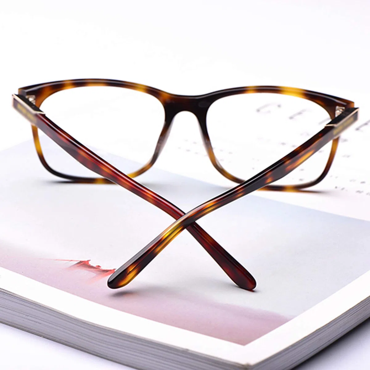 Retro Kleines Quadrat Rahmendesign Stilvolles Design Für Herren Und Damen HD Anti-Blaulicht-Augenschutz,Anti-Blaue Lesebrille Vintage Kristall Lesebrille,+2