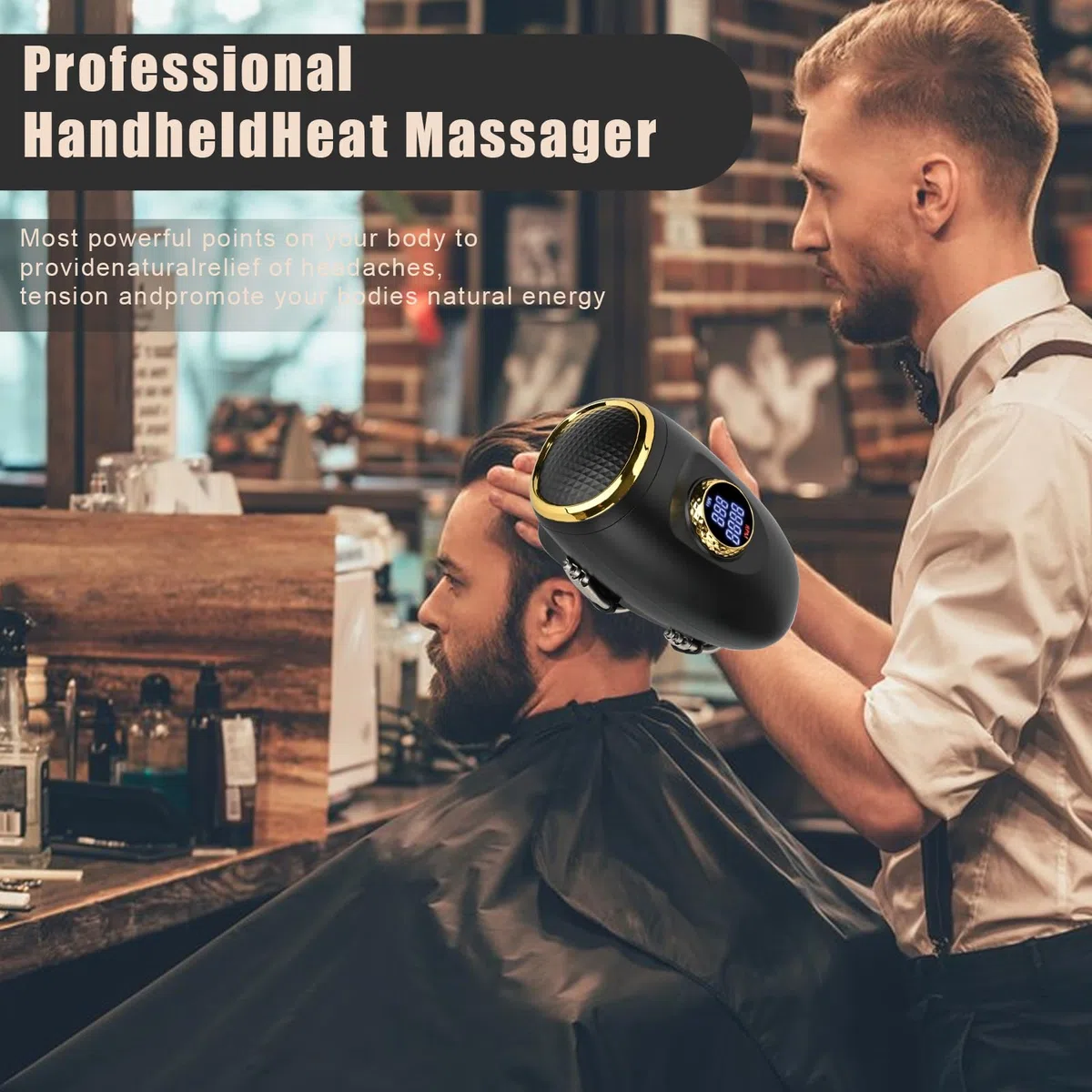 Professionelles Haarschnitt-Massagegerät/Schnurloses Handmassagegerät, Vibration