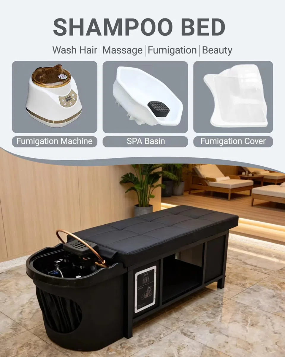 Kopfmassageliege mit Wasserzirkulation für Schönheitssalons und Friseursalons