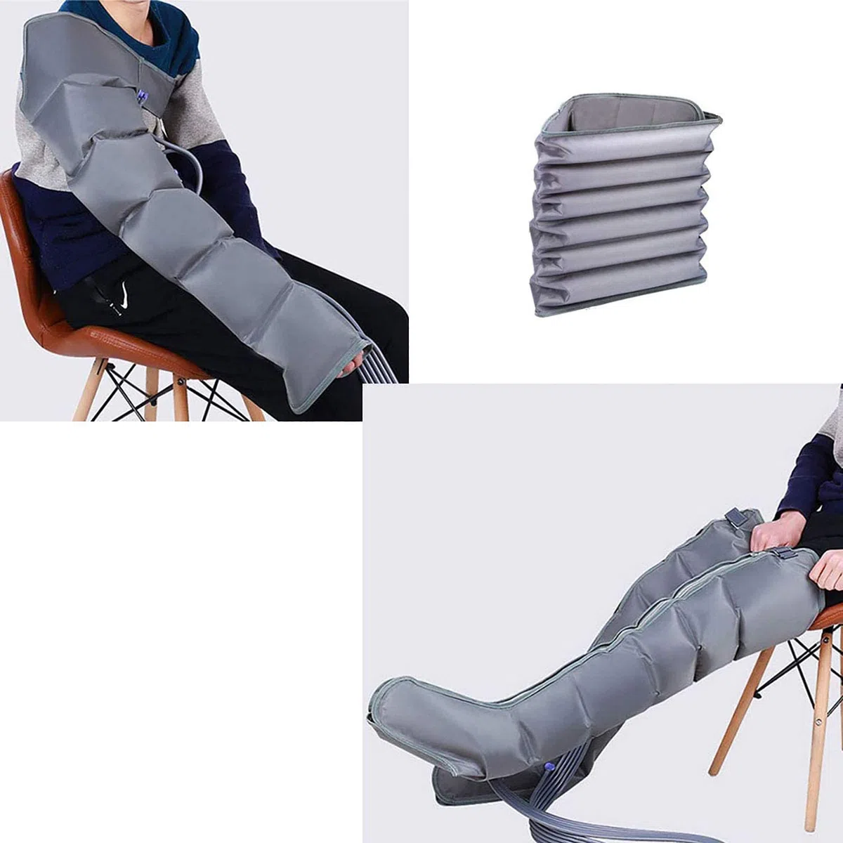 Fuß- und Wadenmassage mit Handsteuerung, Massagestiefel, Maschine, Fußmassagegerät, Beinwickel, Oberschenkel- und Wadenmassagegerät, Beinluftmassagegerät für die Durchblutung, sequentielle Kompressi