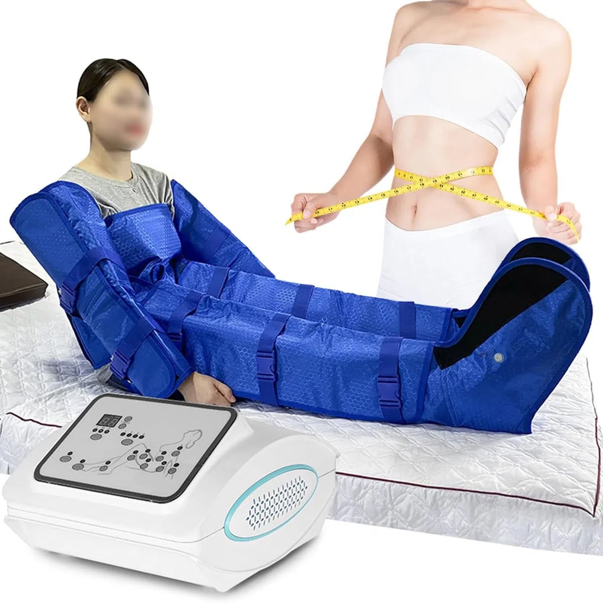 Luftkompressions-Massagegerät, Vakuumtherapie Mit Luftdruck-Lymphdrainage, Pressotherapie-Maschine, Luftdruck-Schlankheitsanzug Für Körperabnehmen