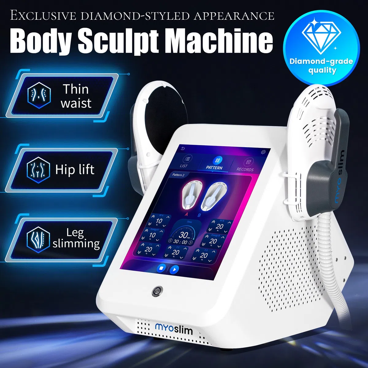 MyoSlim Elektrostimulator - Maschine zum Muskelaufbau zu Hause