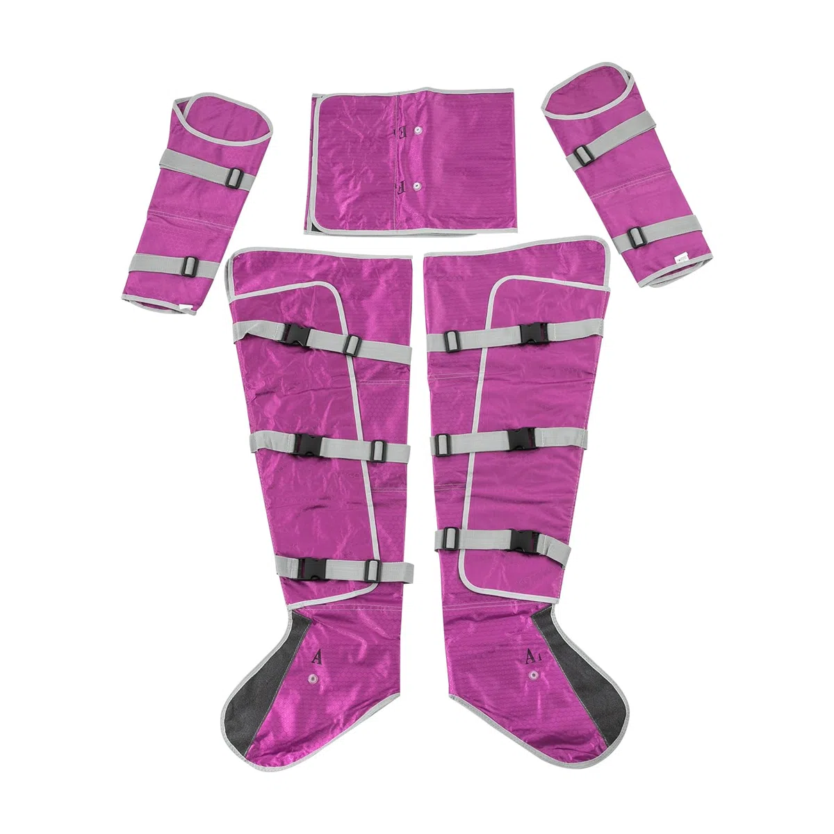 Lymphdrainage Gerät Beine Compression Boots 3 Modi 5 Intensitätsstufen, Beinmassagegerät Mit LCD Display, Luftdruckmassage Für Beine Arme Taille, Body Shaping Massagegerät Für Zuhause Fitness Spa