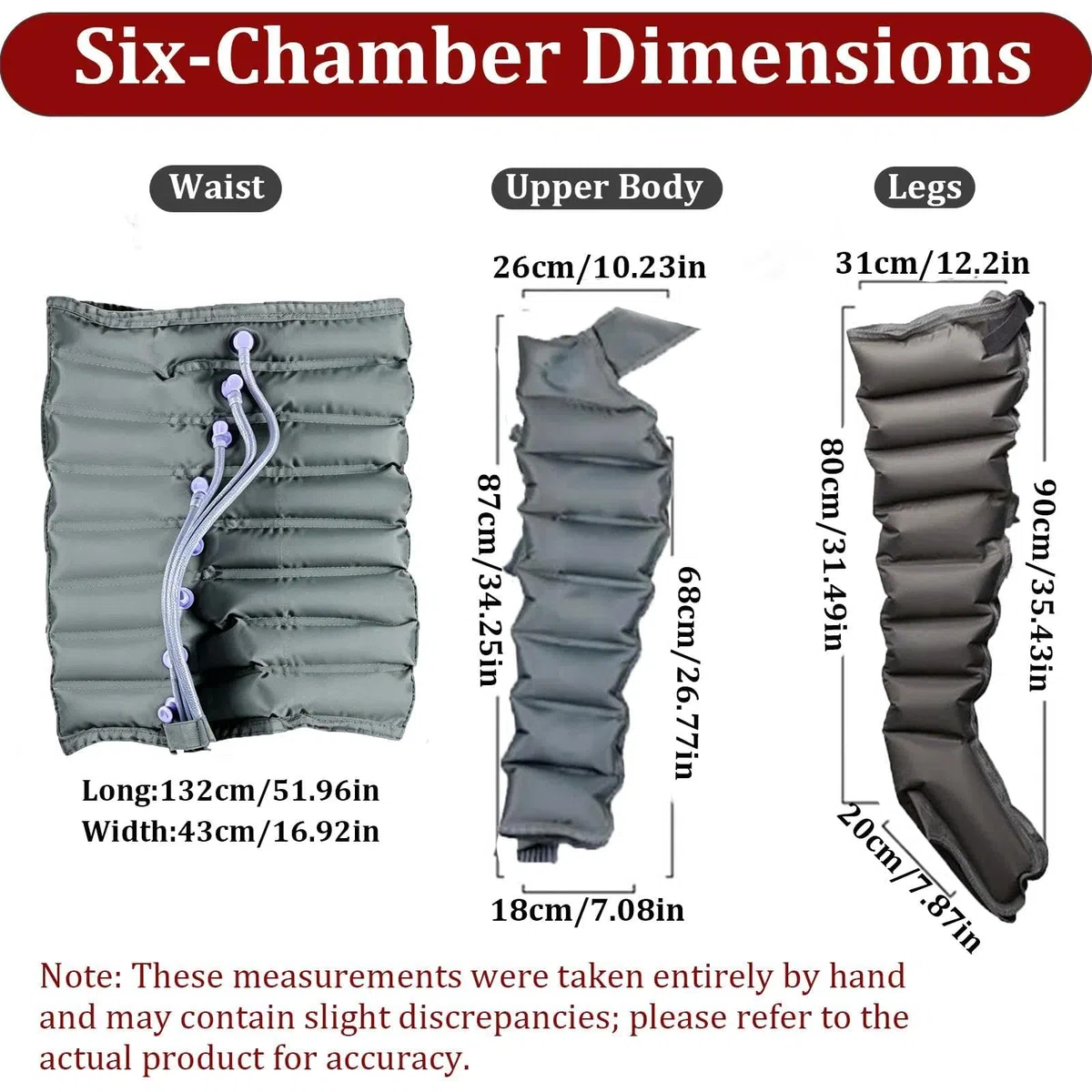 8 Kammer Ganzkörper Luftdruckmassagegerät(2 legs + 2 arms)