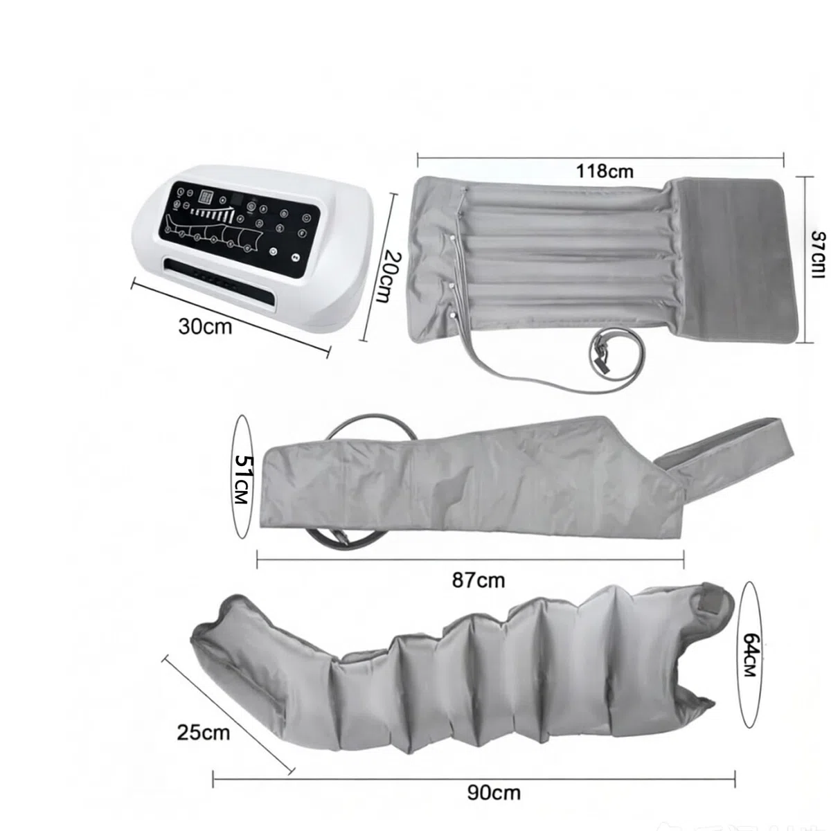 Beinmassagegerät Mit Lymphdrainage Gerät Und Recovery Boots System