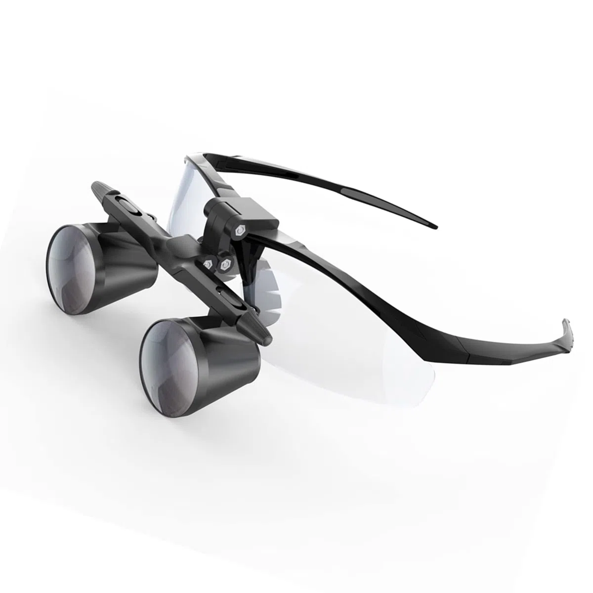 Lupe, Kopfmontagelupe, Binokularlupen, Arbeitsabstand 340–500 mm, freihändige Vergrößerungsbrille für Naharbeit, Hobby, Handwerk, Schmuckreparatur Stabilize